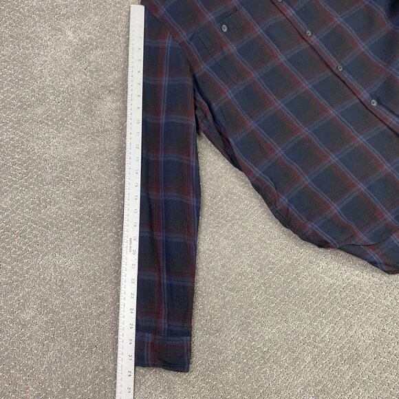 Ralph Lauren Denim & Supply Flannel Shirt Men's XXL Plaid Black Red Button Down - Picture 14 of 15